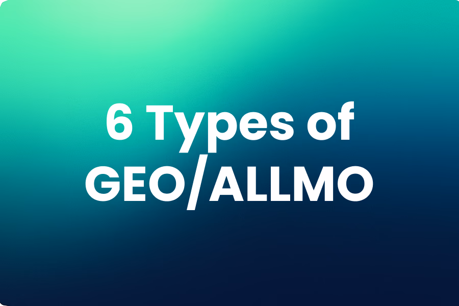 6 Types of AI Search Optimization