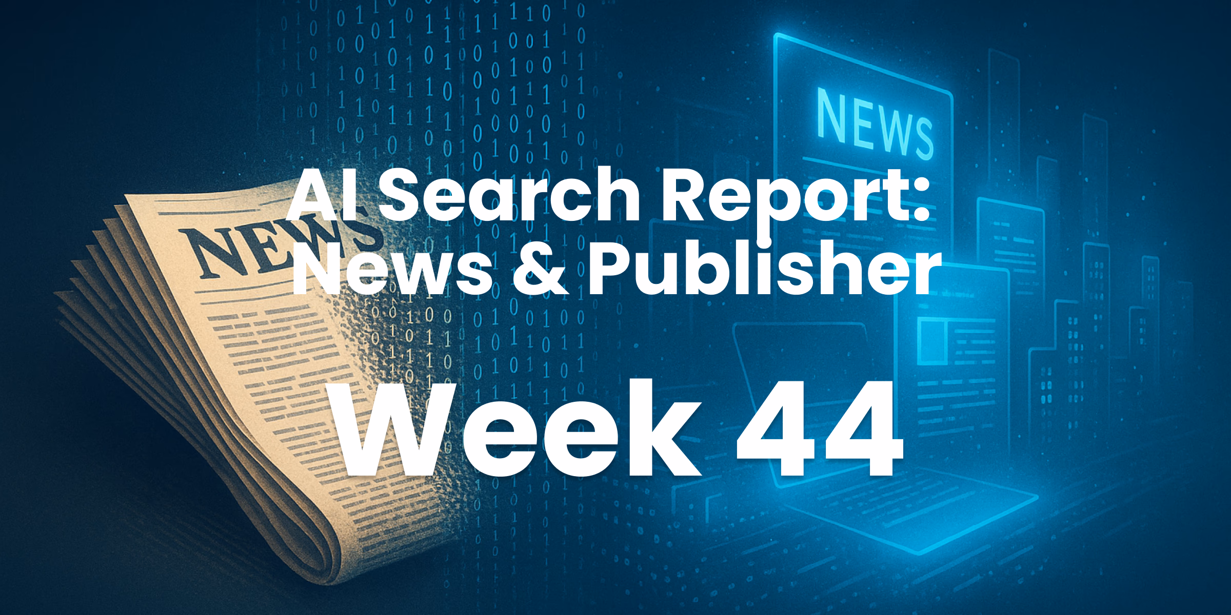 AI Search Weekly: Media and Publisher Visibility Report Week 44